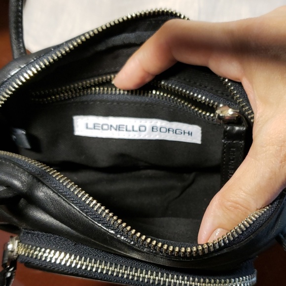 Authentic Calf Skin Leather Leonello Borghi - Picture 3 of 8